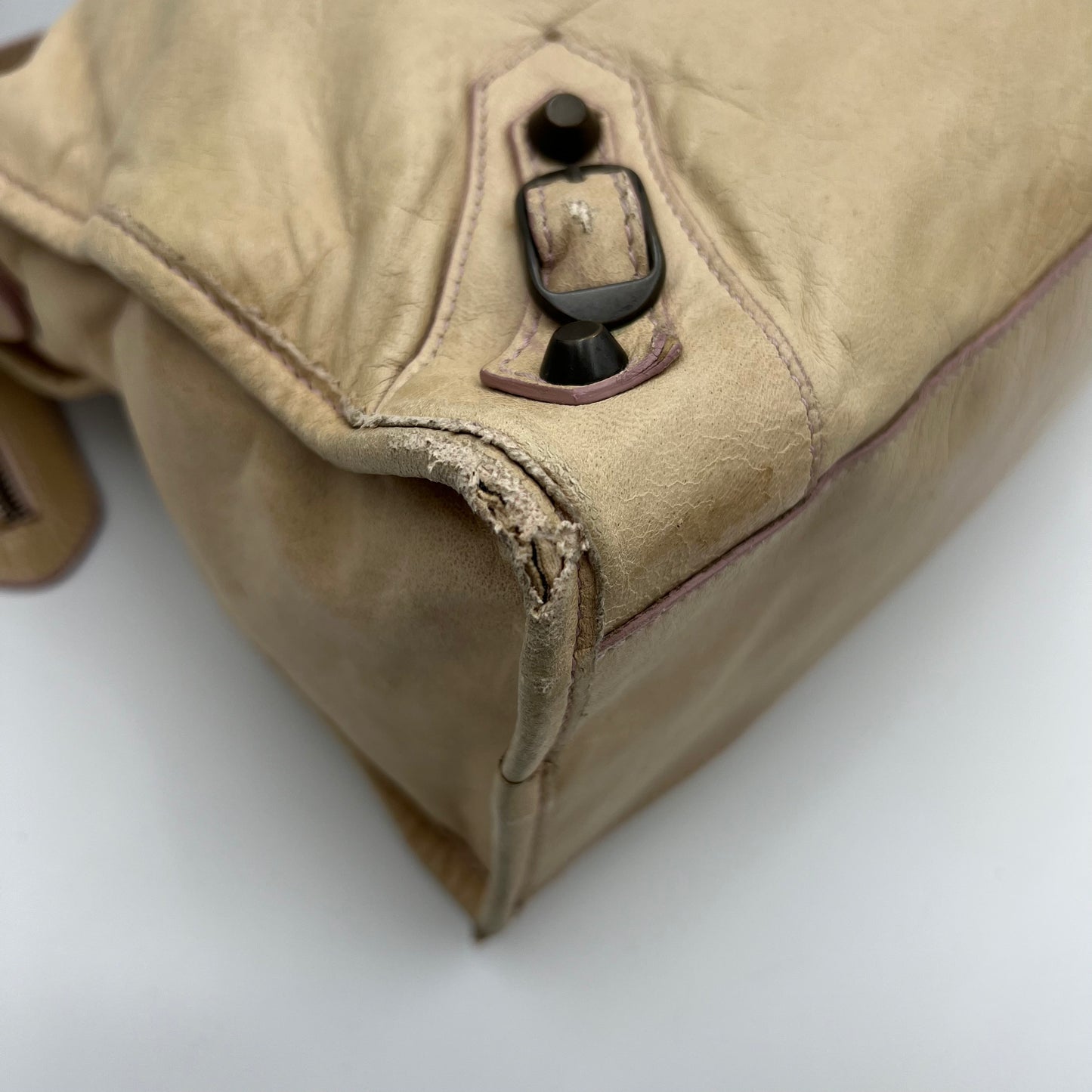 Balenciaga Beige Classic City Handbag