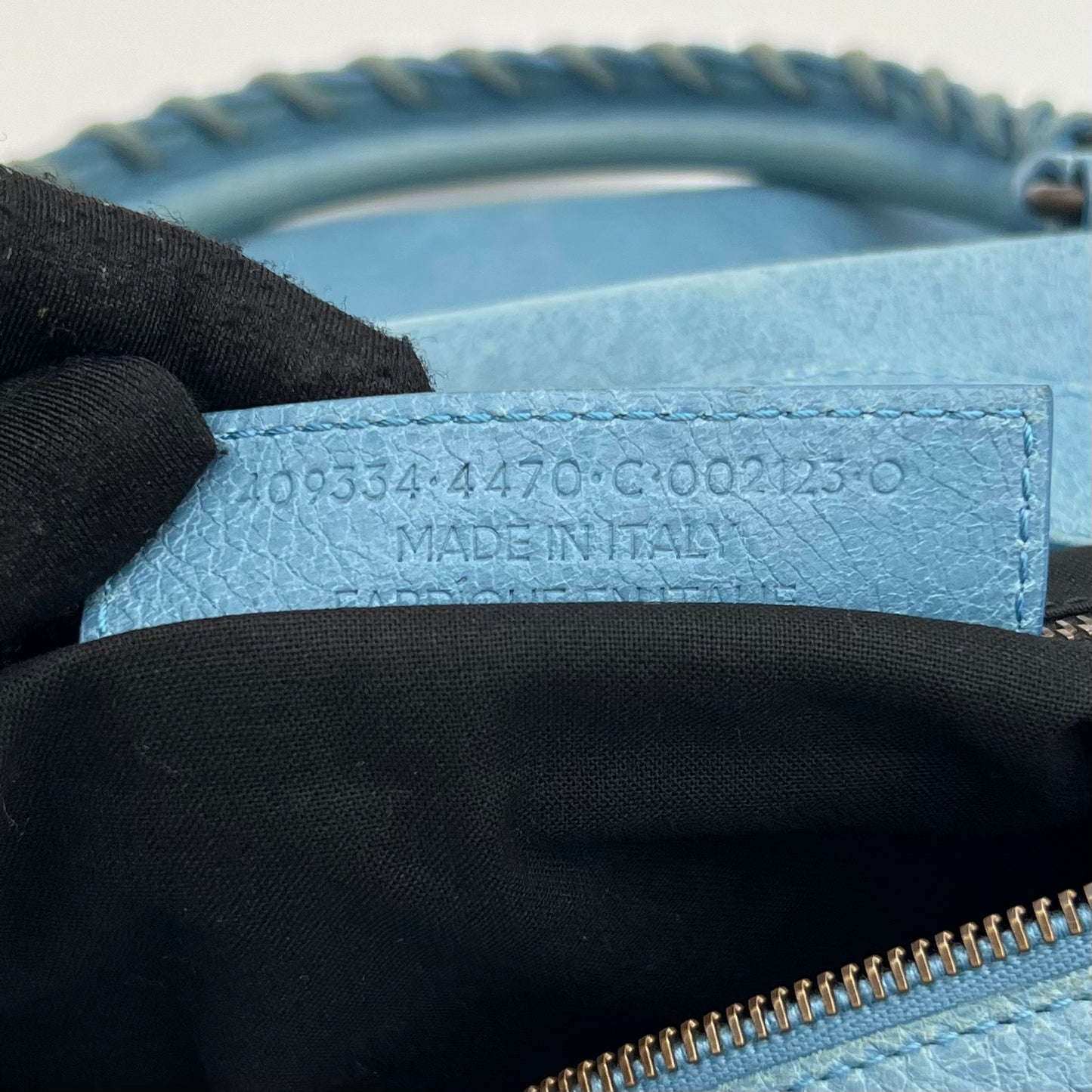 Balenciaga Blue Leather Twiggy Bag