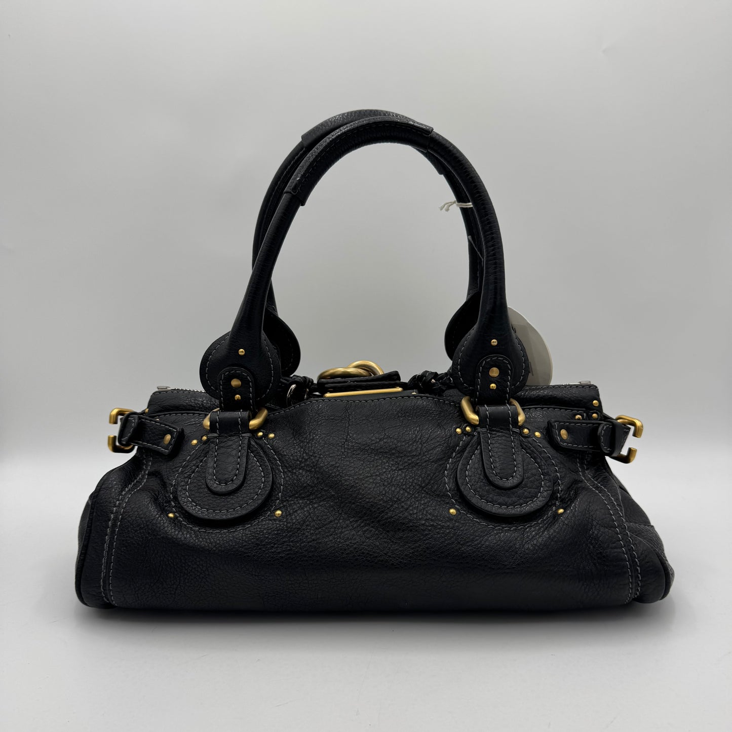 Chloe Black Leather Paddington GHW