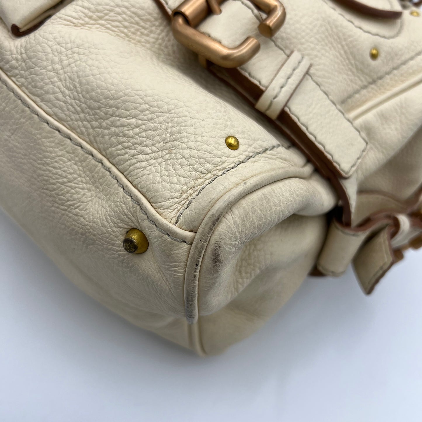 Chloe Cream Leather Paddington