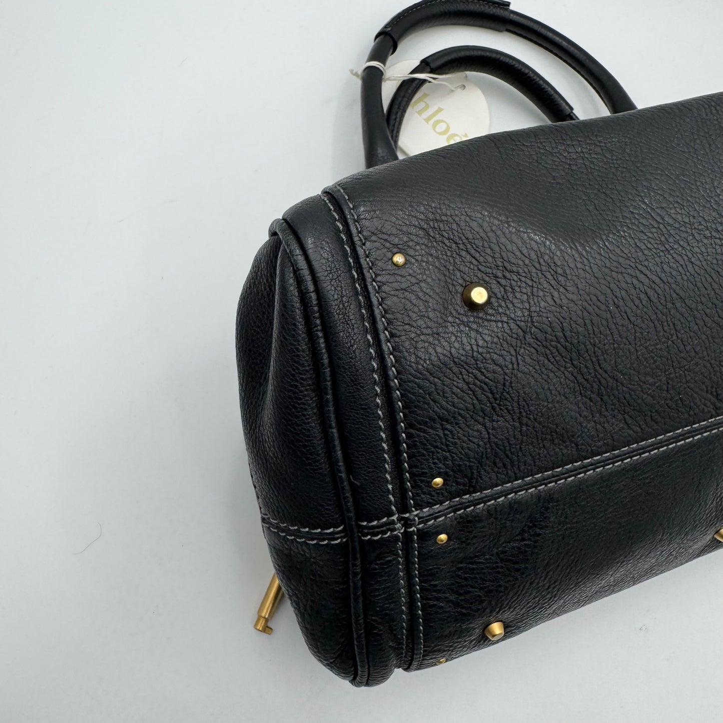 Chloe Black Leather Paddington GHW
