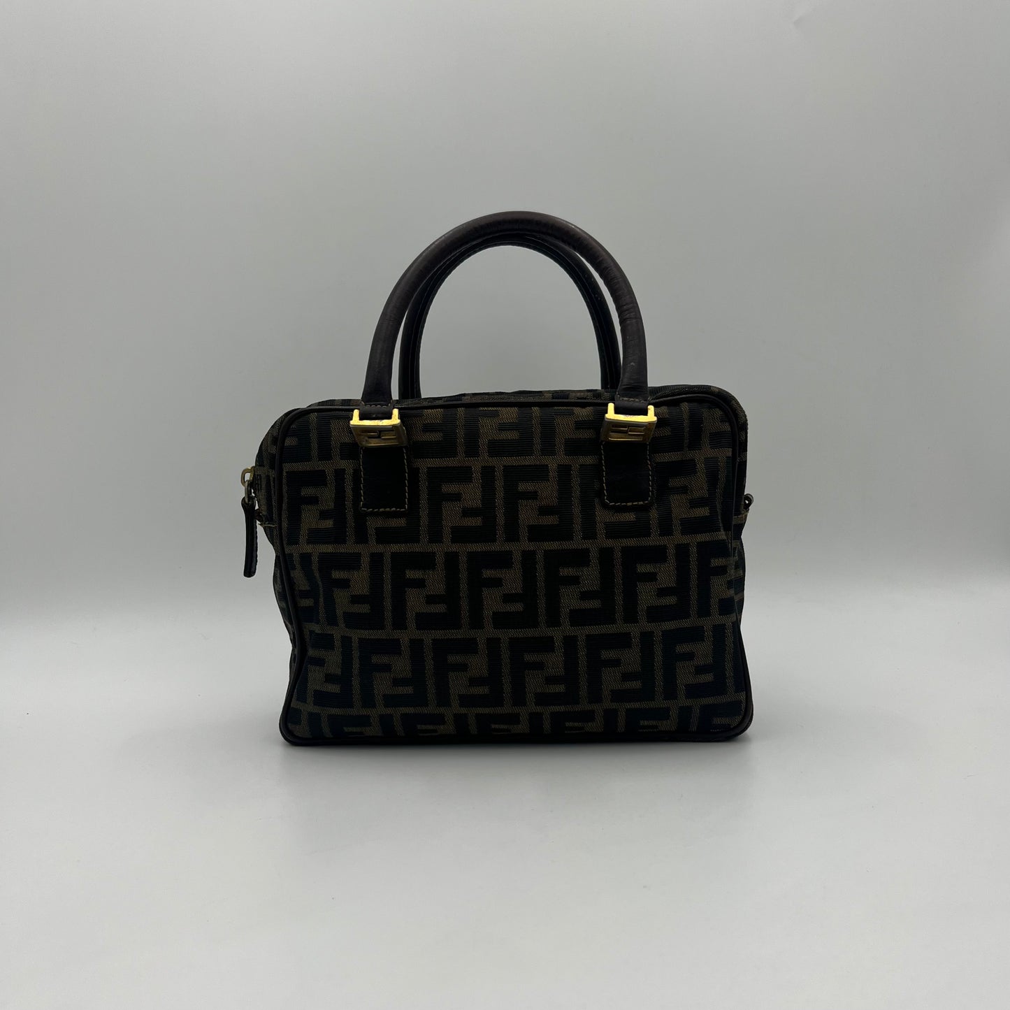 Fendi Tobacco Zucca FF Handbag