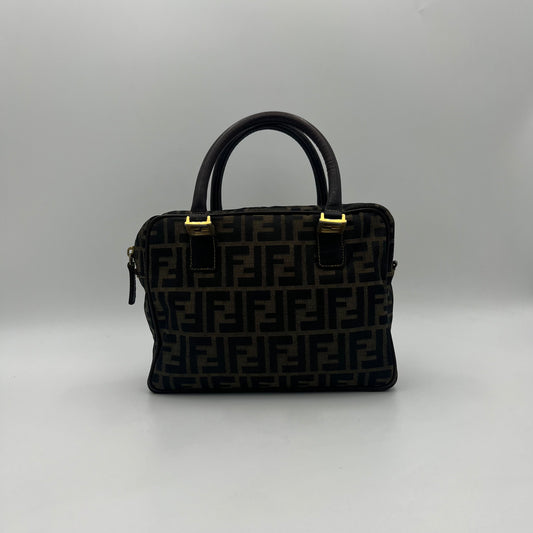 Fendi Tobacco Zucca FF Handbag