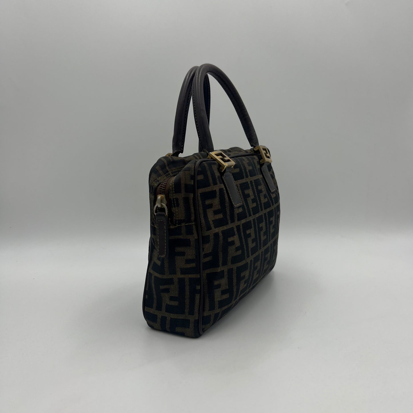 Fendi Tobacco Zucca FF Handbag