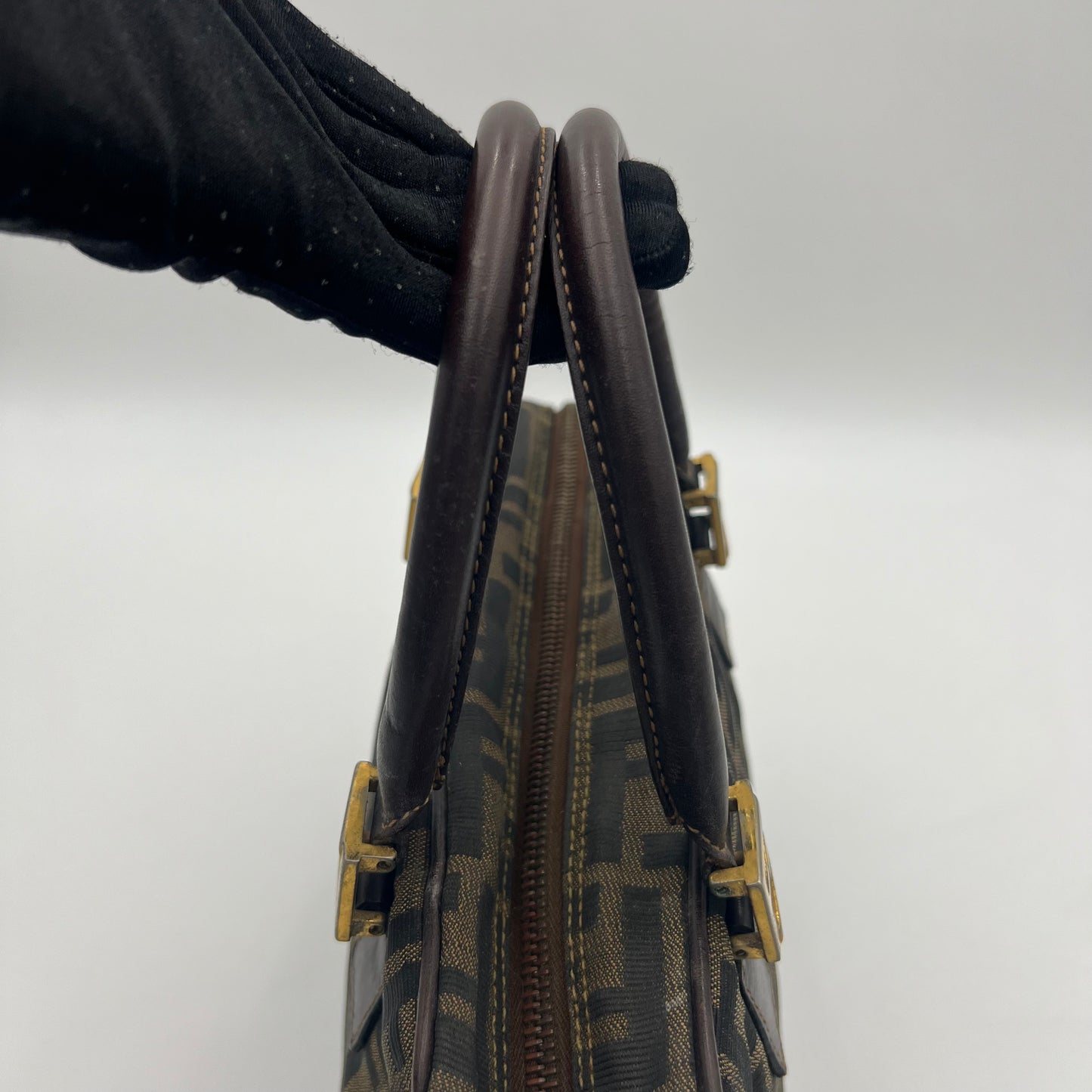 Fendi Tobacco Zucca FF Handbag