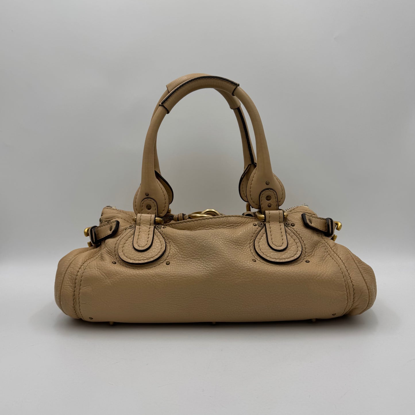 Chloe Beige Leather Paddington