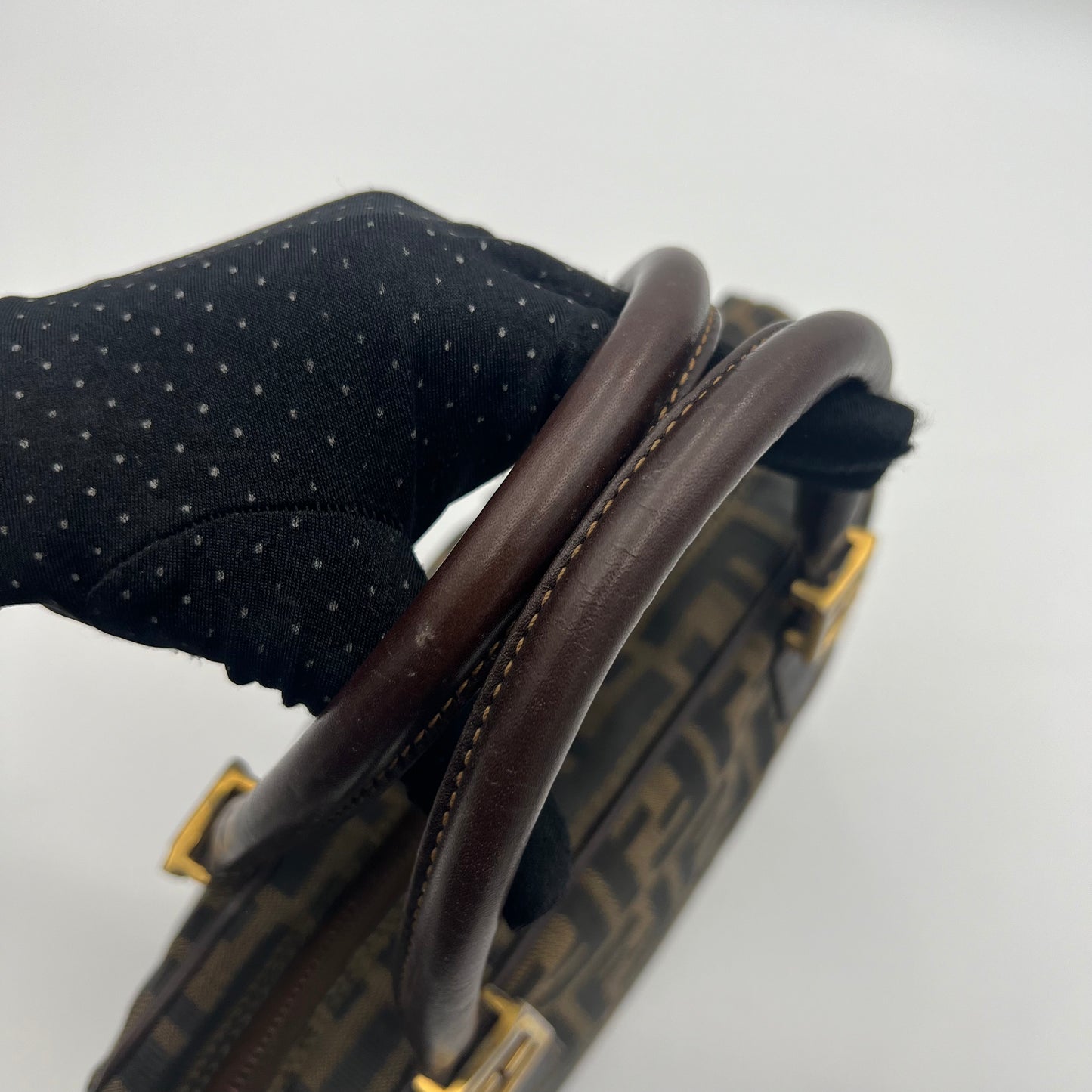 Fendi Tobacco Zucca FF Handbag