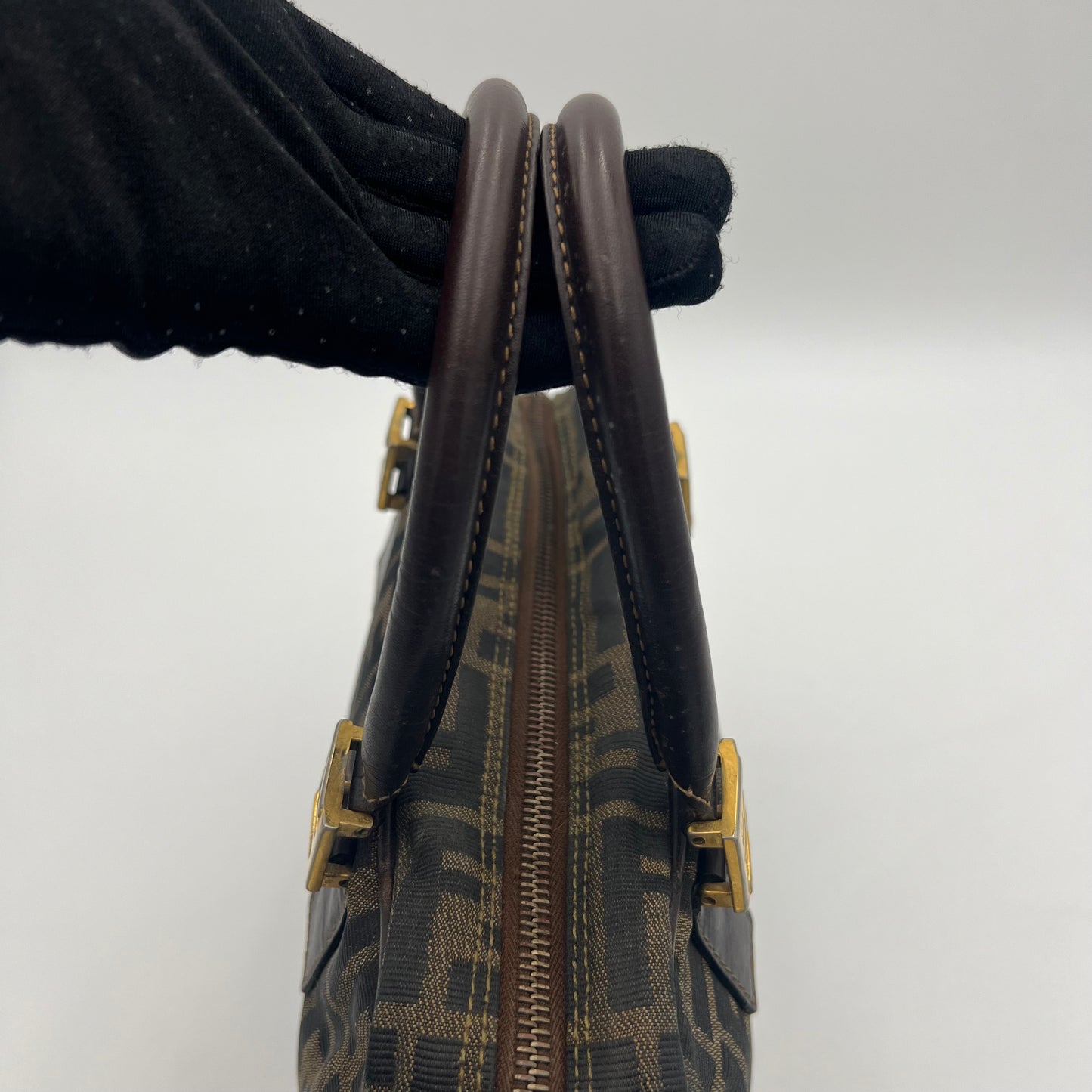 Fendi Tobacco Zucca FF Handbag