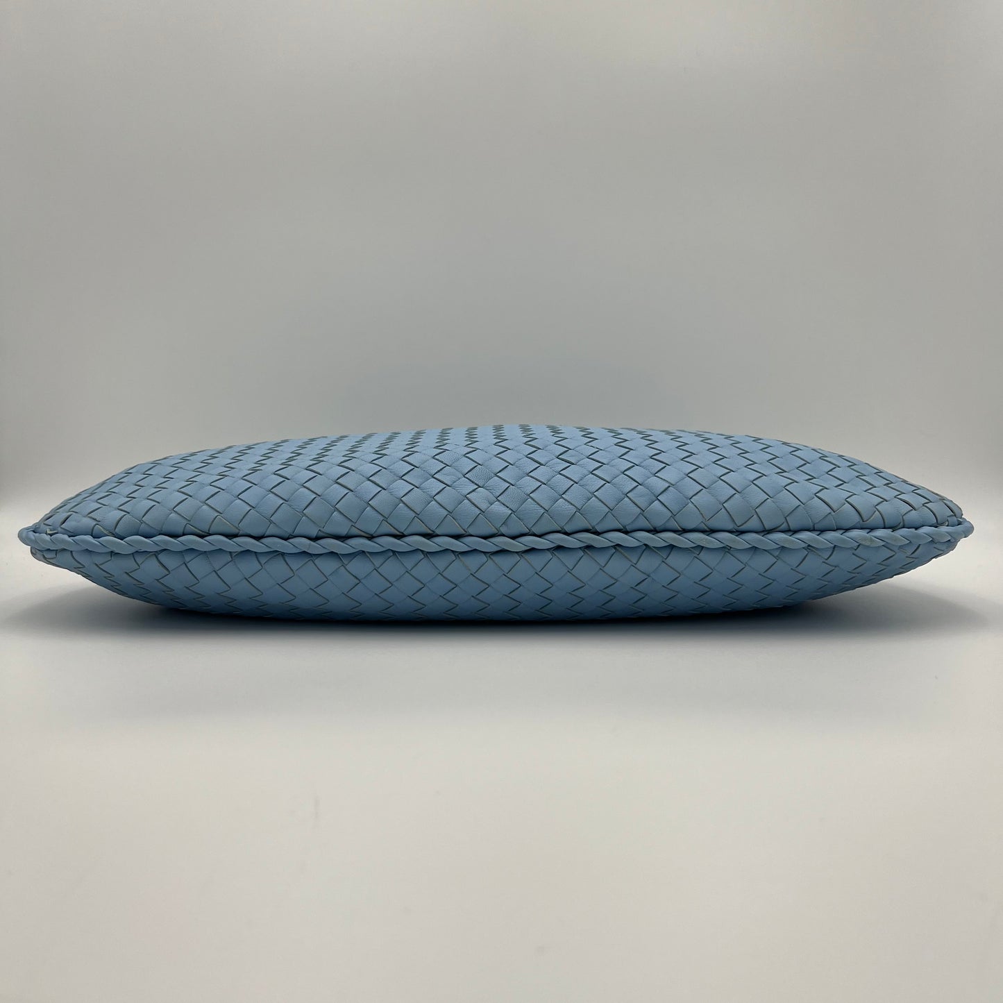 Bottega Veneta Light Blue Intrecciato Large Hobo Bag