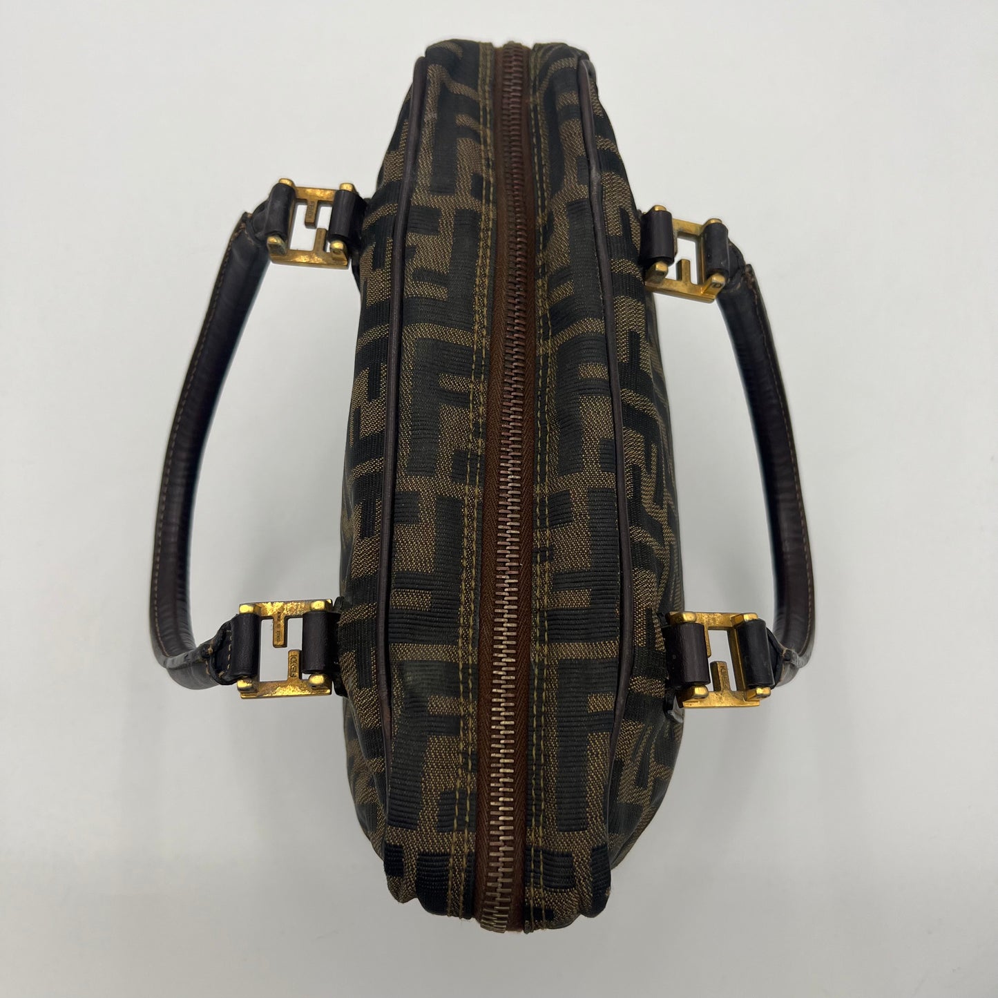 Fendi Tobacco Zucca FF Handbag