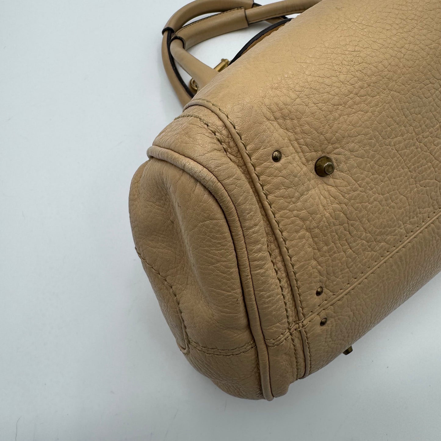 Chloe Beige Leather Paddington