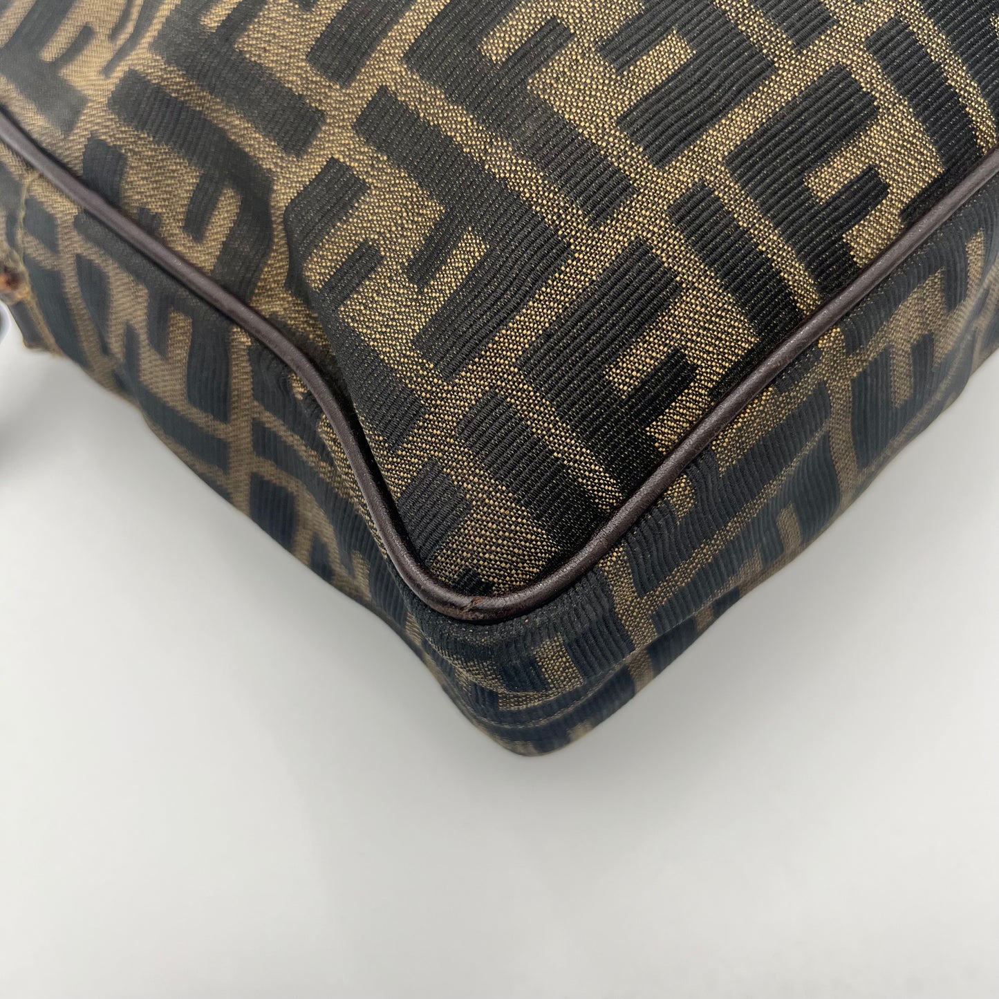 Fendi Tobacco Zucca FF Handbag