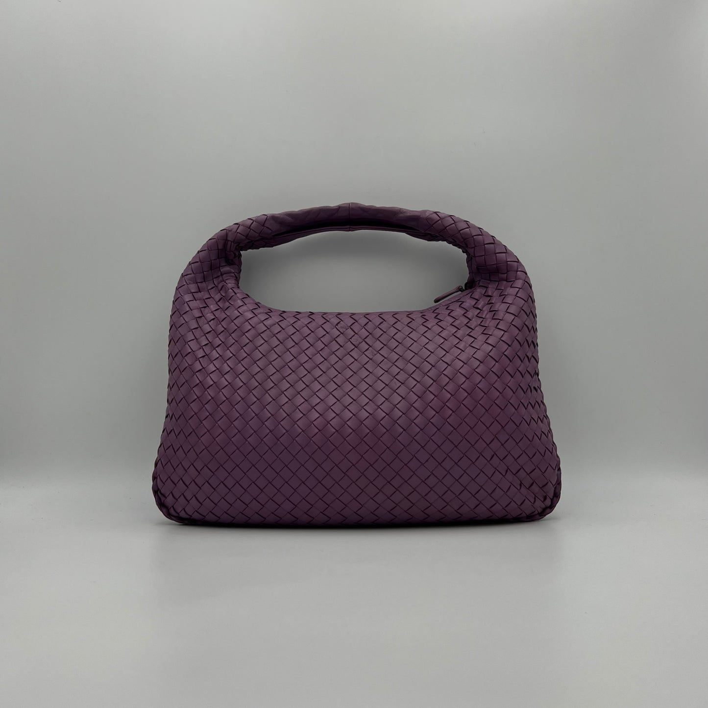 Bottega Veneta Purple Intrecciato Hobo Bag