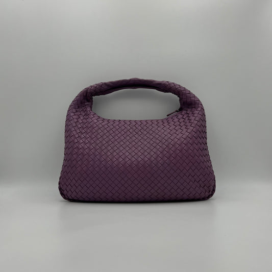Bottega Veneta Purple Intrecciato Hobo Bag