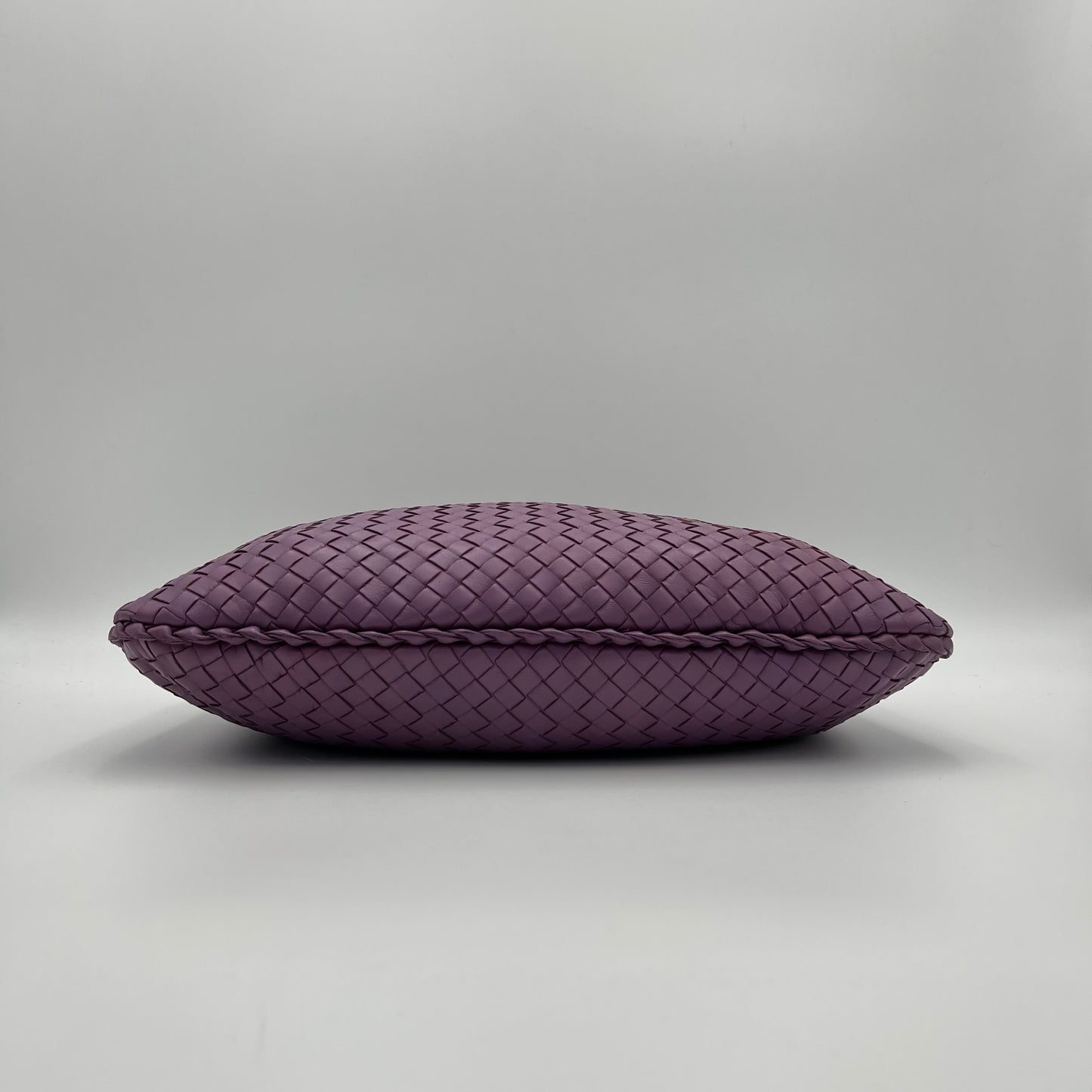 Bottega Veneta Purple Intrecciato Hobo Bag