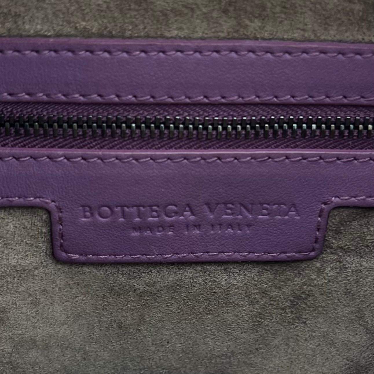 Bottega Veneta Purple Intrecciato Hobo Bag