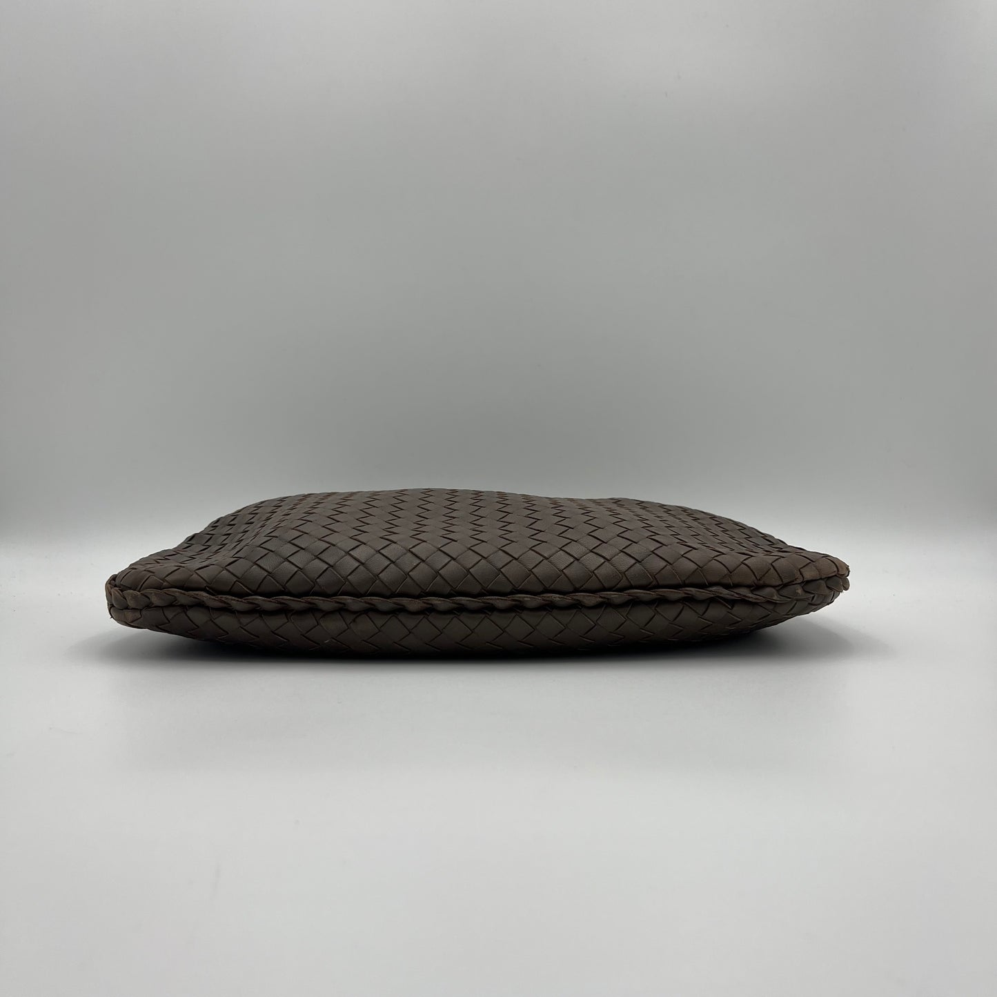 Bottega Veneta Taupe Brown Intrecciato Hobo Bag