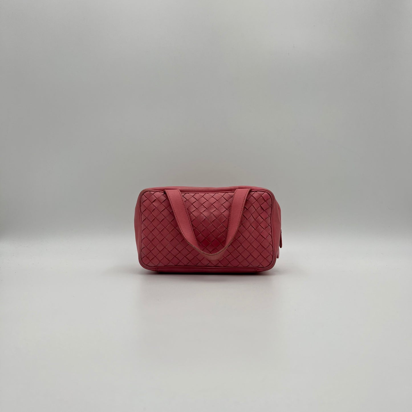 Bottega Veneta Pink Intrecciato Nappa Leather Mini Handbag