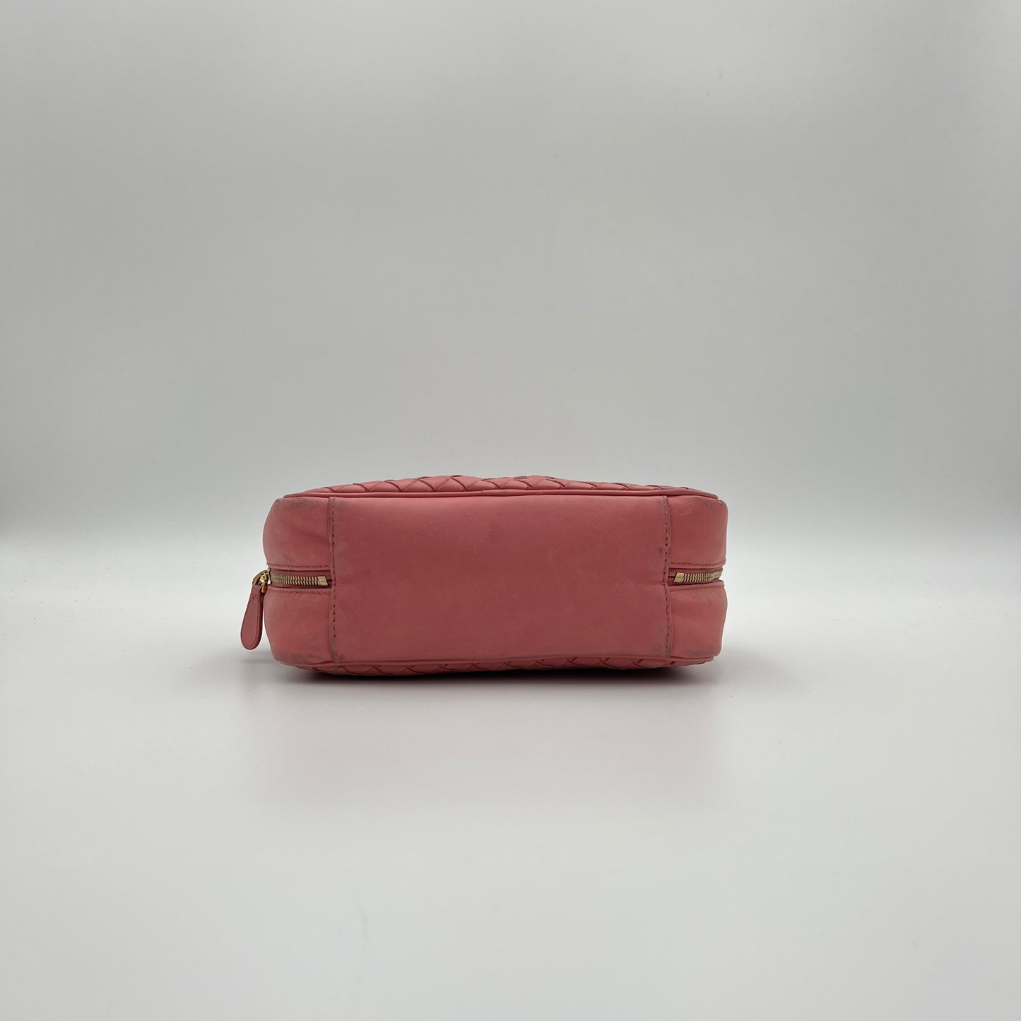 Bottega Veneta Pink Intrecciato Nappa Leather Mini Handbag