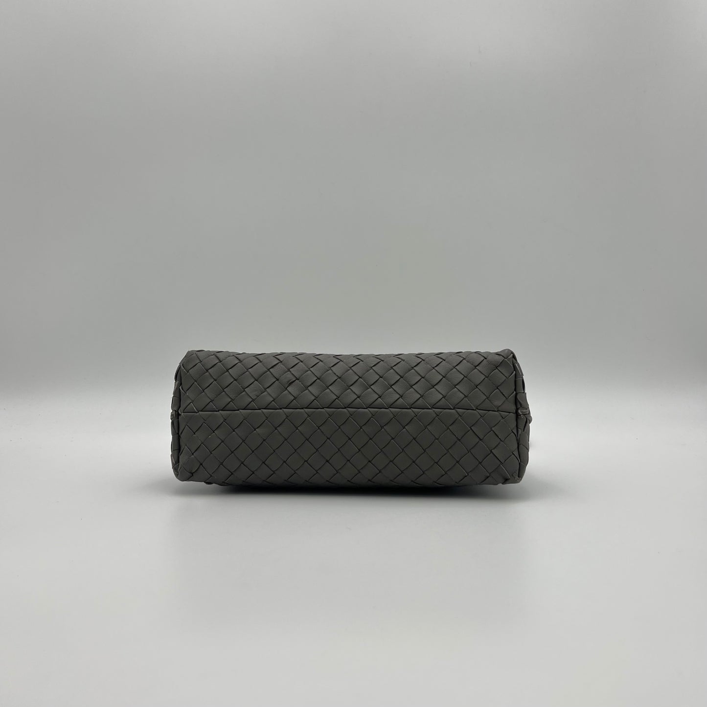 Bottega Veneta Gray Intrecciato Pochette
