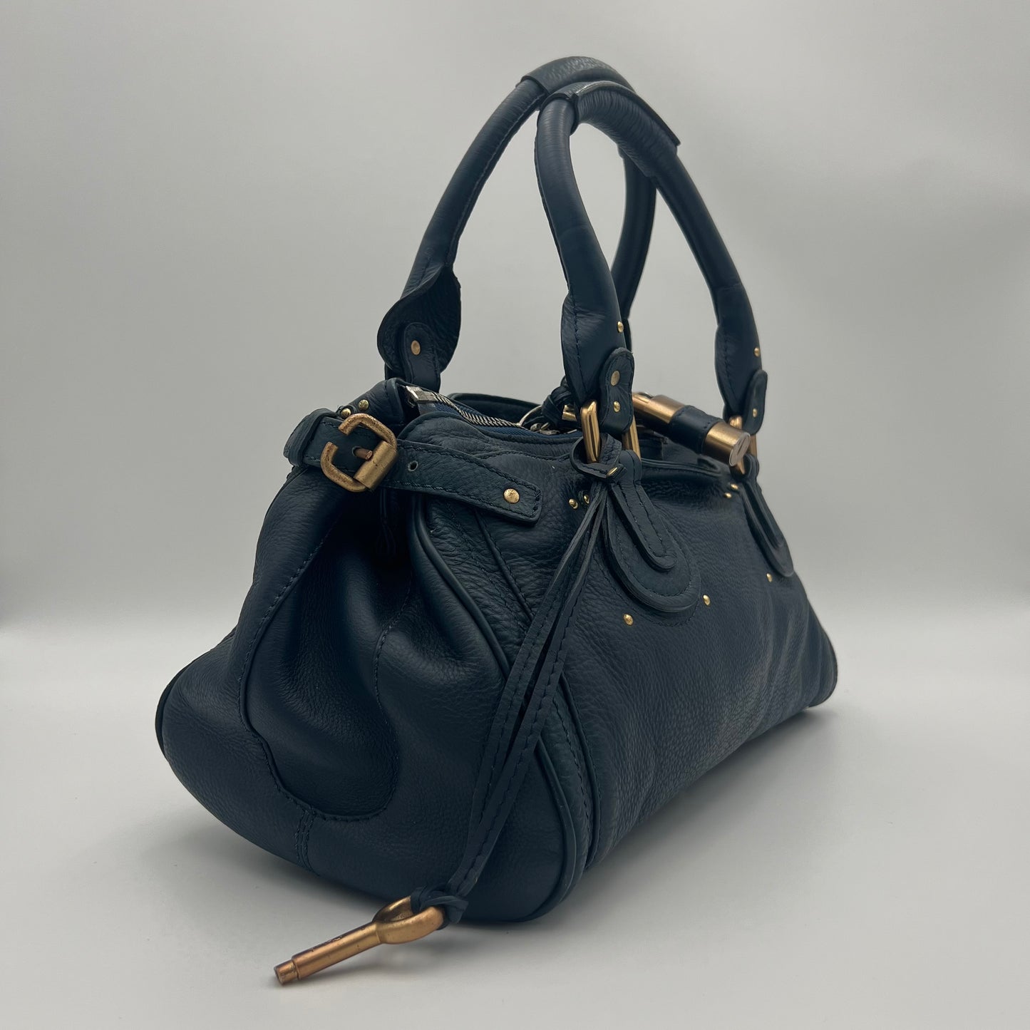 Chloe Blue Leather Paddington