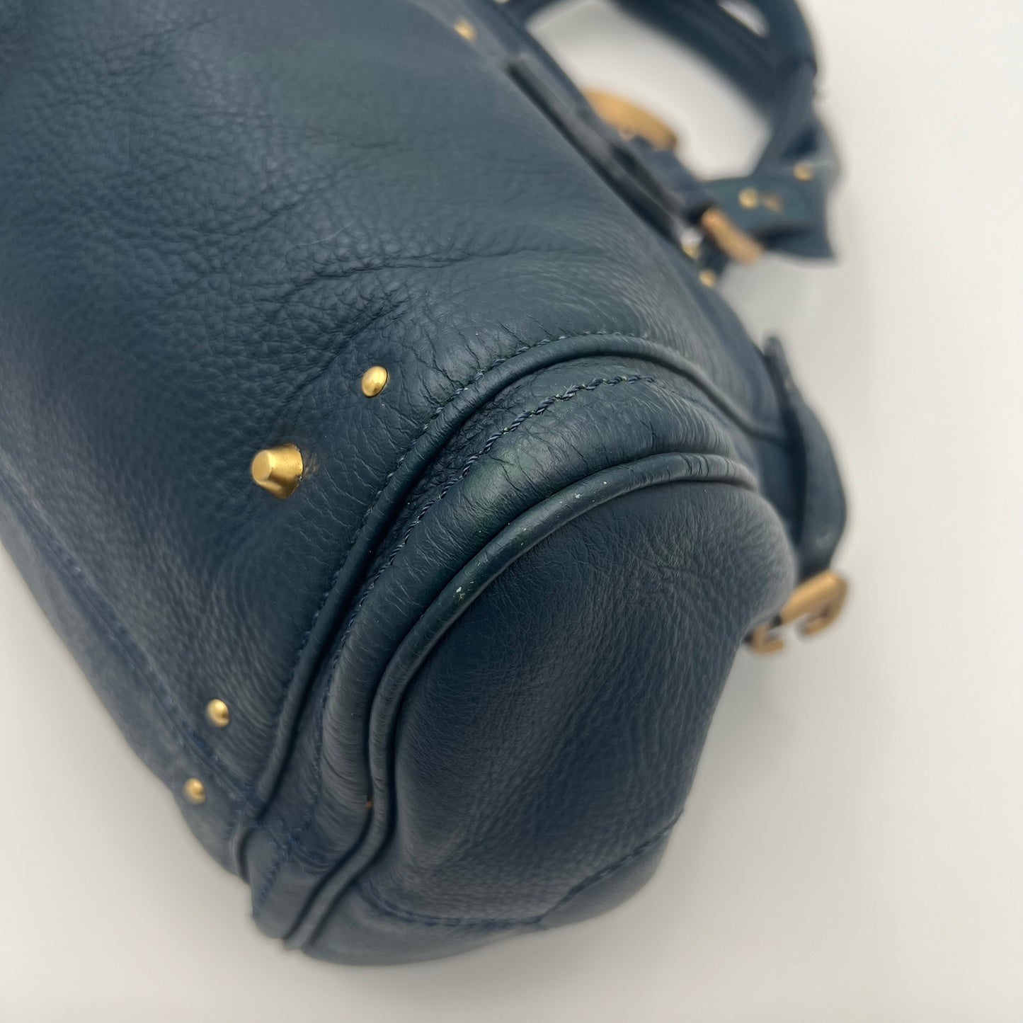 Chloe Blue Leather Paddington