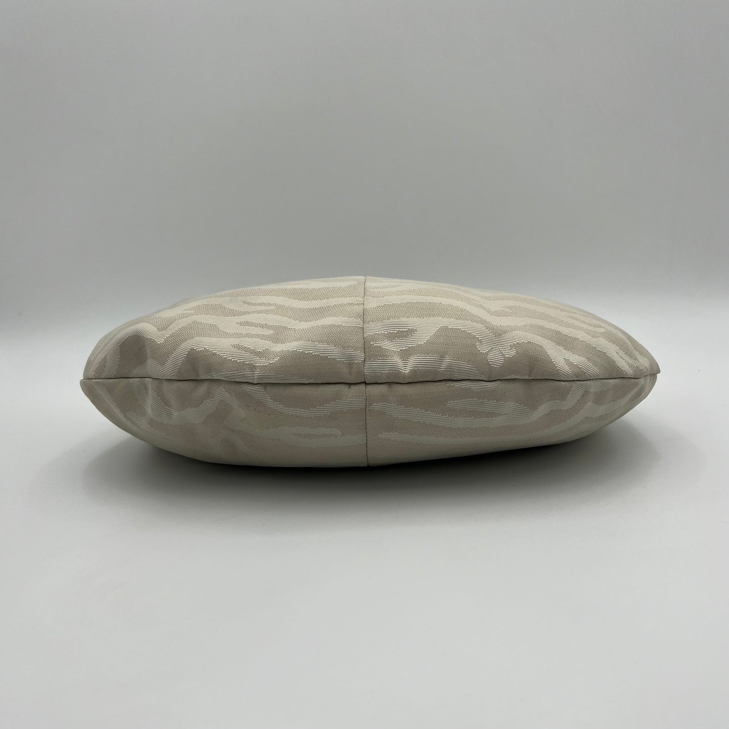 Fendi White Zebra Print Hobo Bag