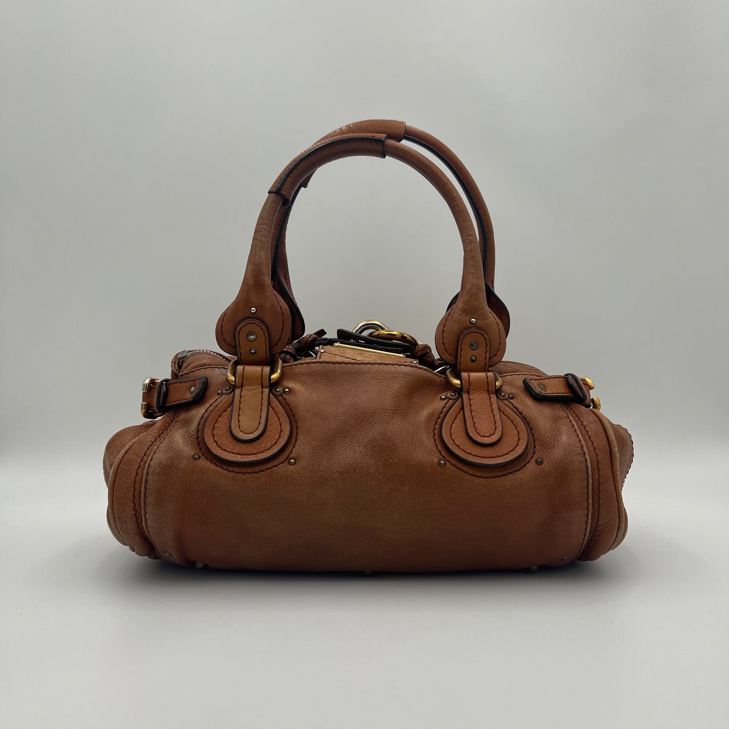 Chloe Brown Leather Mini Paddington