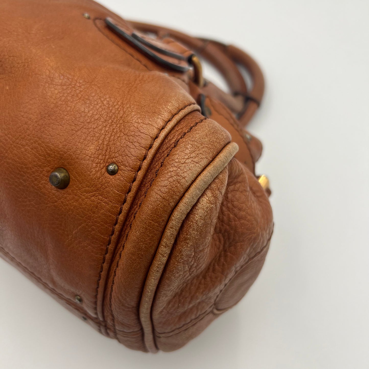 Chloe Brown Leather Mini Paddington