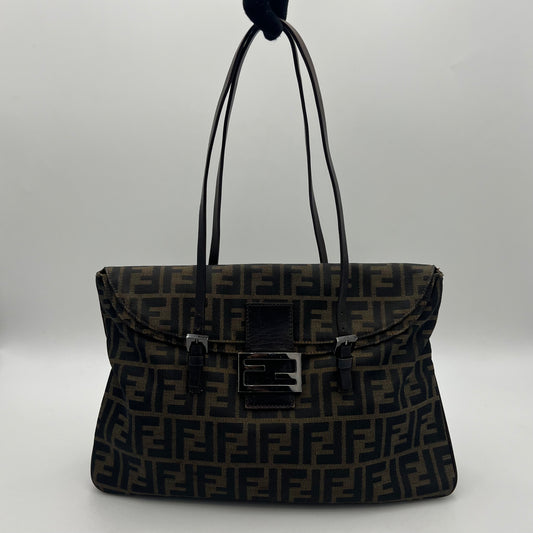 Fendi Tobacco Zucca Large Mamma Satchel