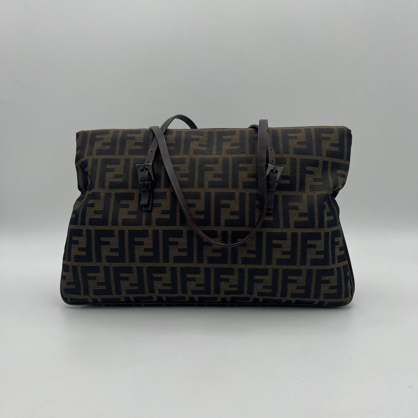 Fendi Tobacco Zucca Large Mamma Satchel