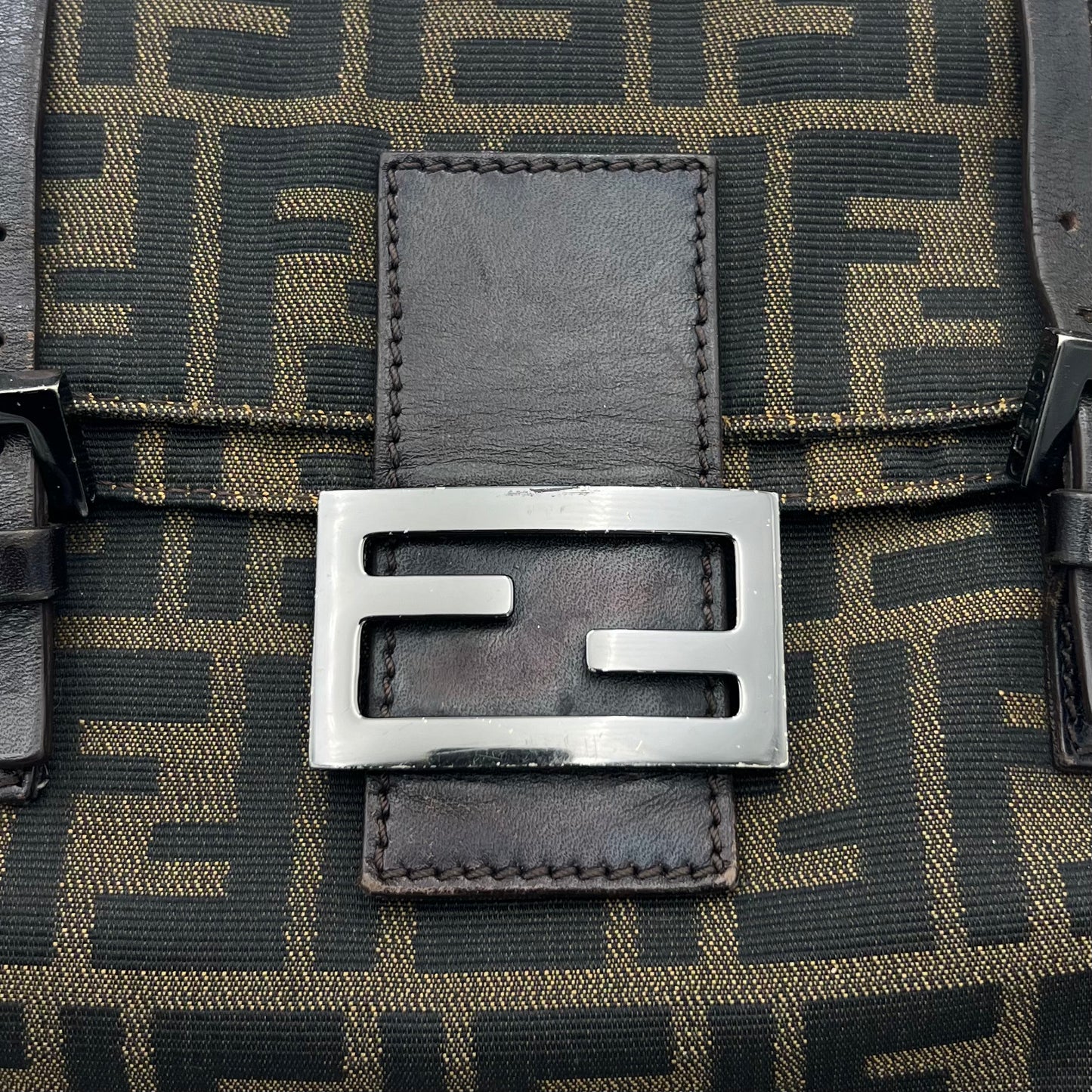 Fendi Tobacco Zucca Large Mamma Satchel