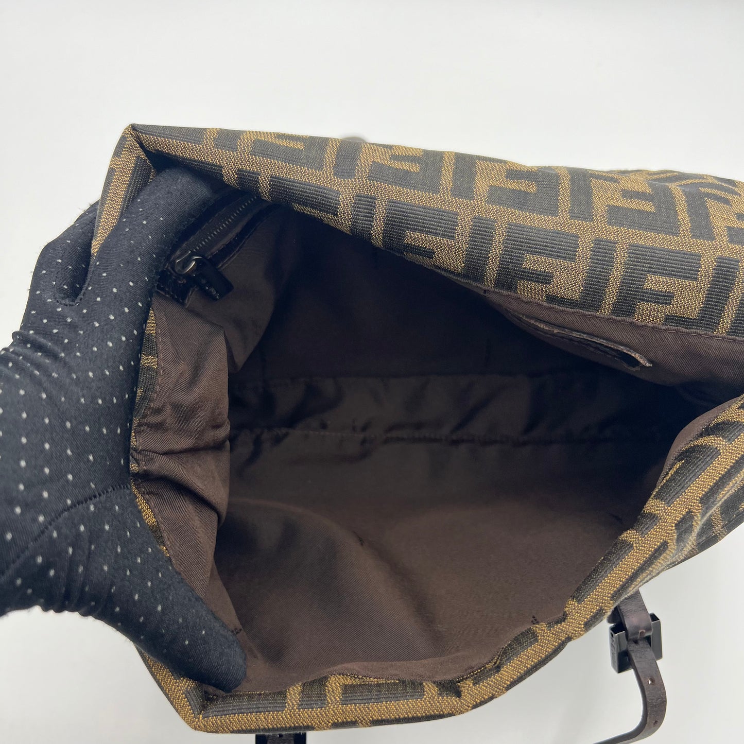 Fendi Tobacco Zucca Large Mamma Satchel
