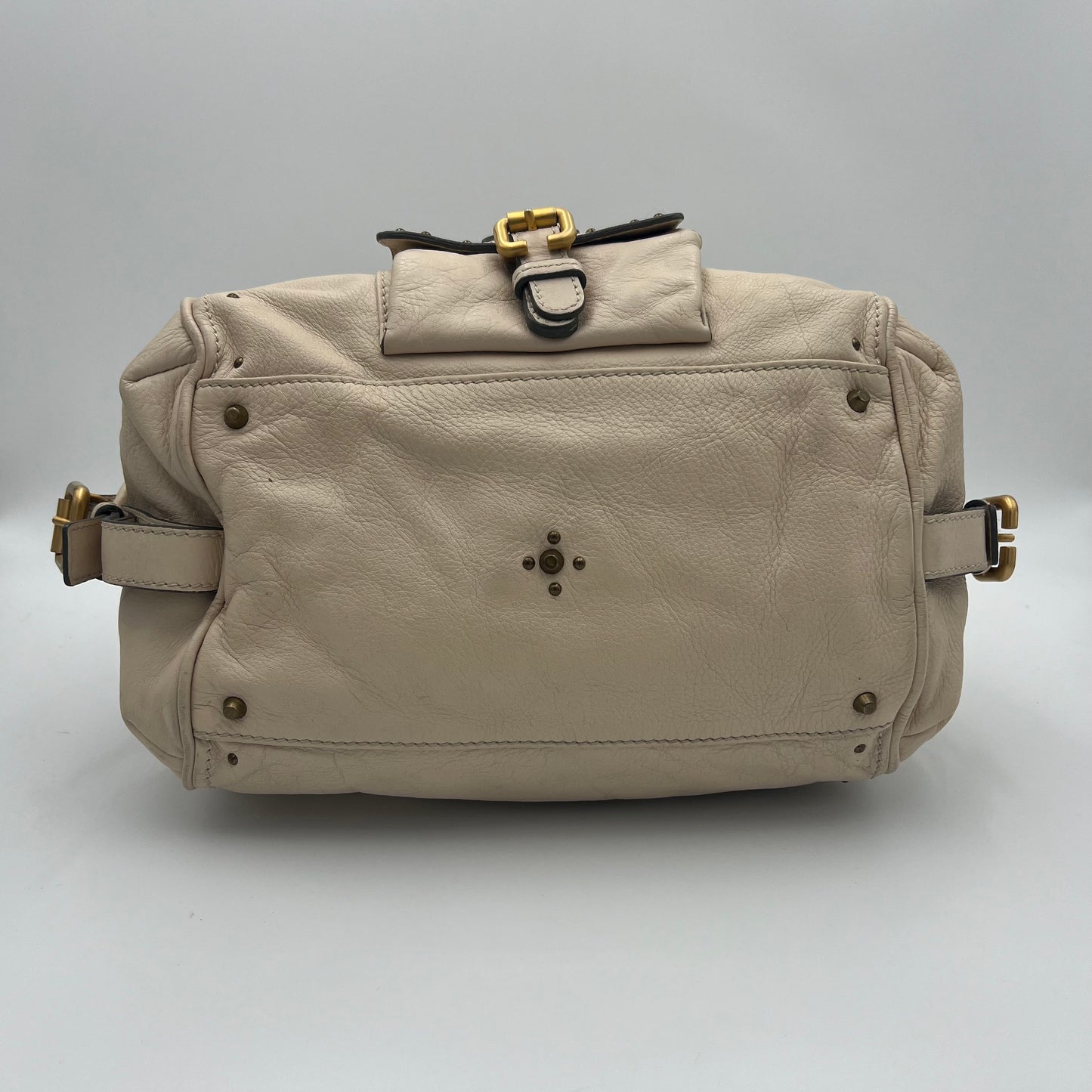 Chloe Ivory Leather Paddington Handbag