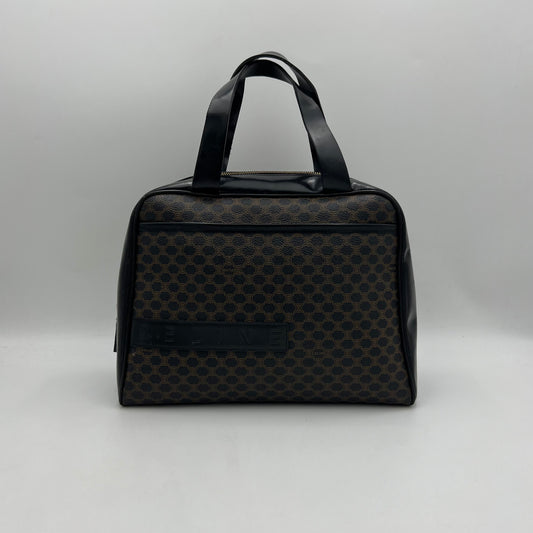 Celine Paris Black Macadam Handbag