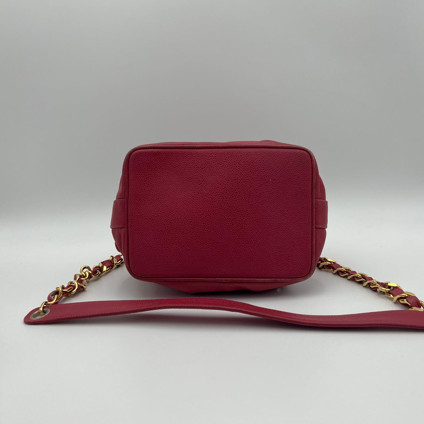 Chanel Pink Caviar Timeless CC Bucket Bag