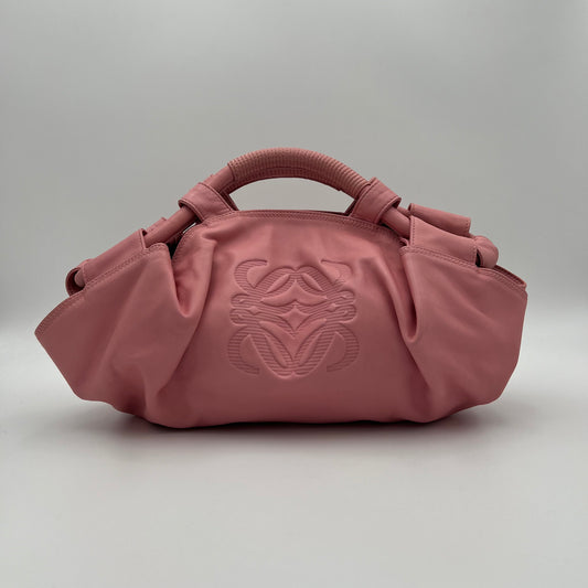 Loewe Pink Anagram Pink Nappa Aire Handbag