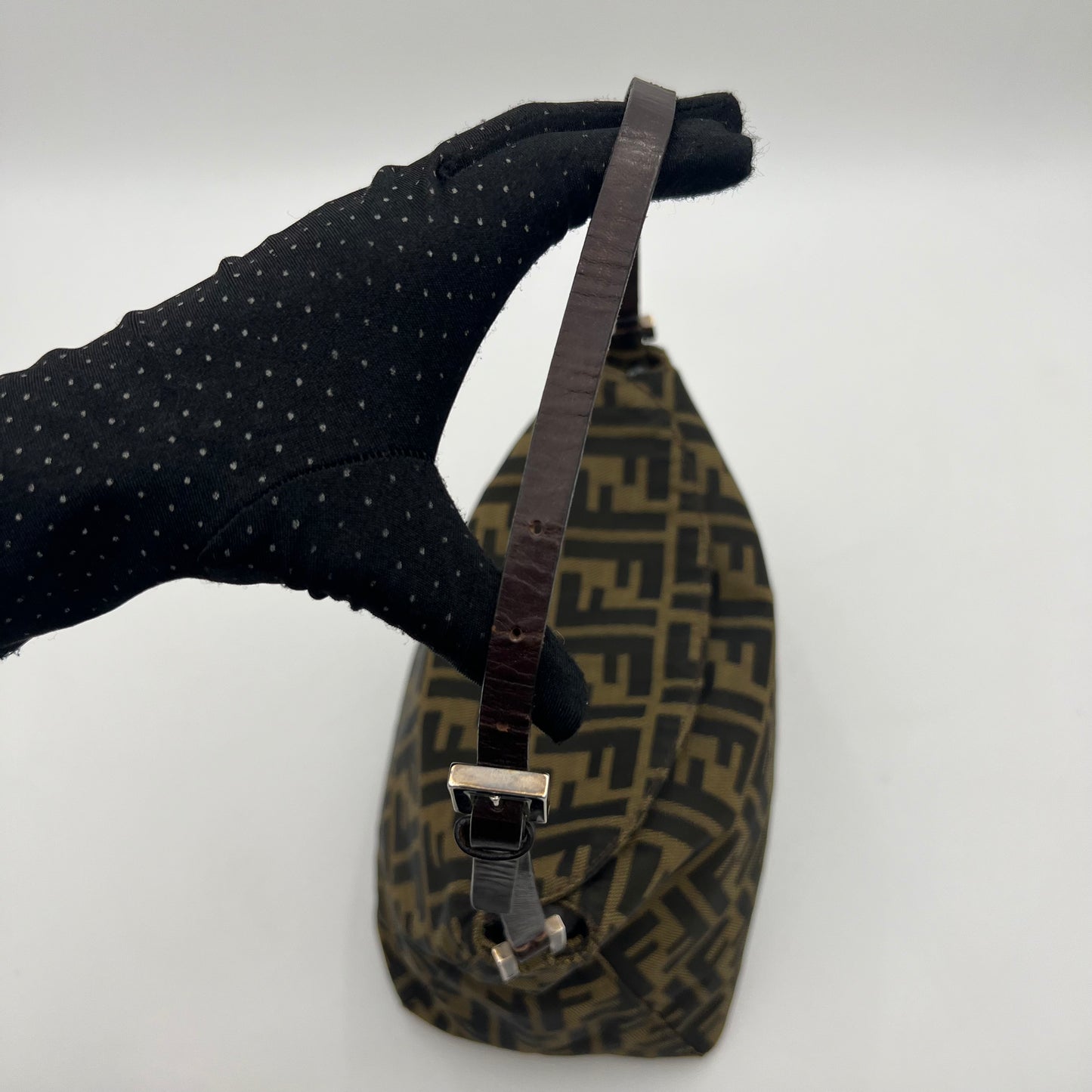 Fendi Tobacco Zucca Shoulder Bag