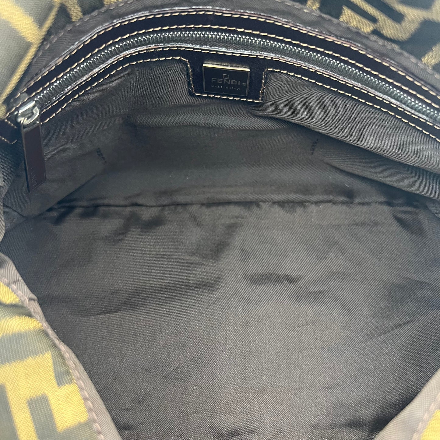 Fendi Tobacco Zucca Shoulder Bag
