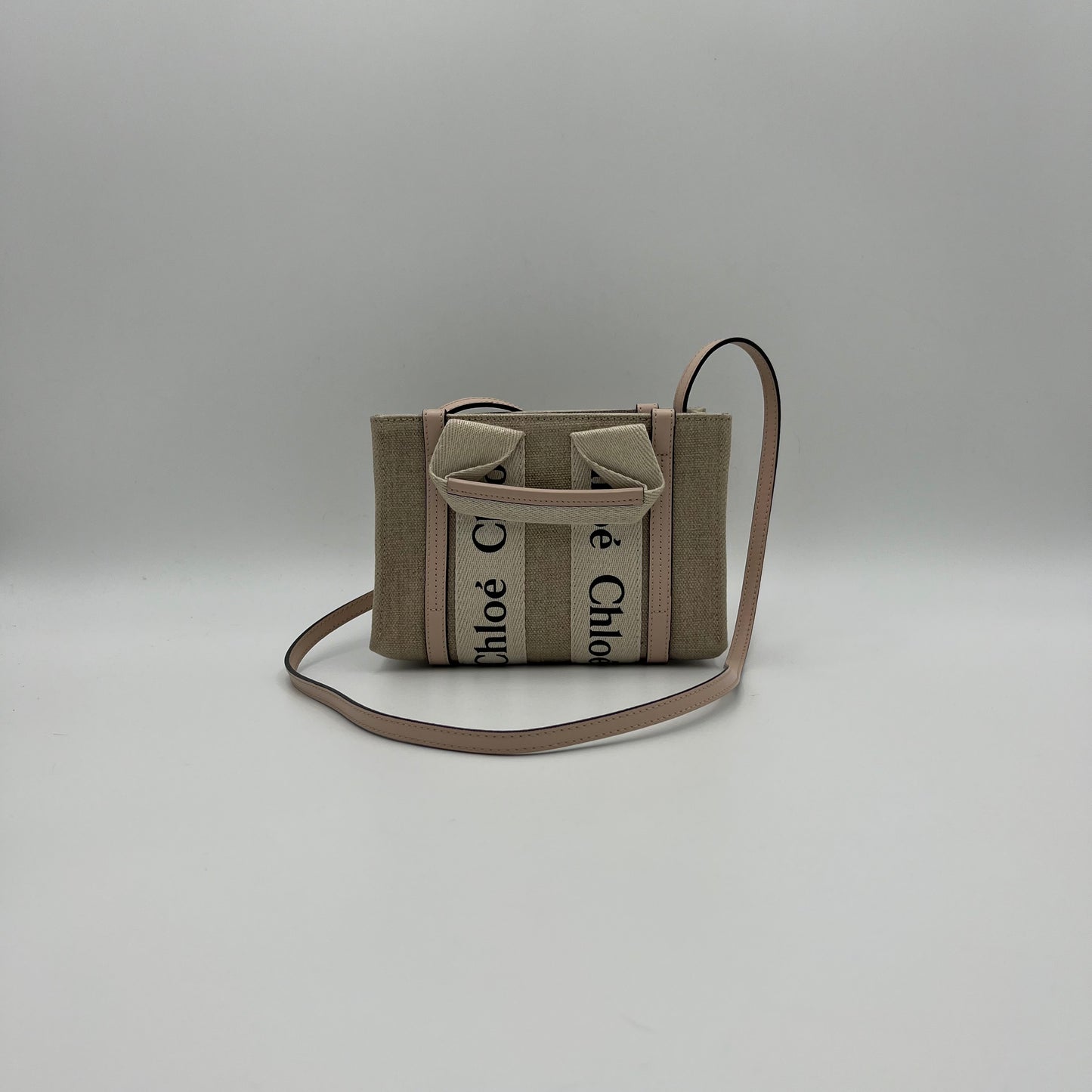 Chloe Light Pink Mini Woody Tote