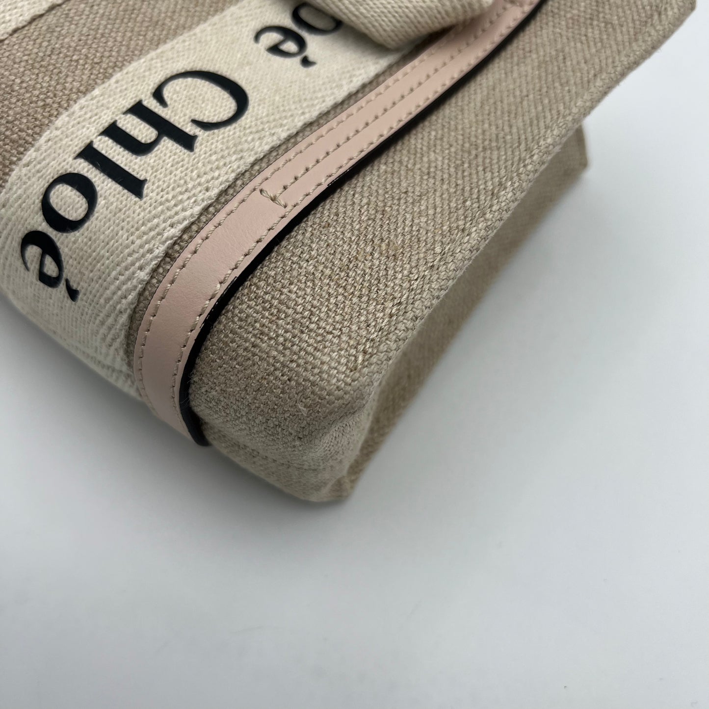 Chloe Light Pink Mini Woody Tote