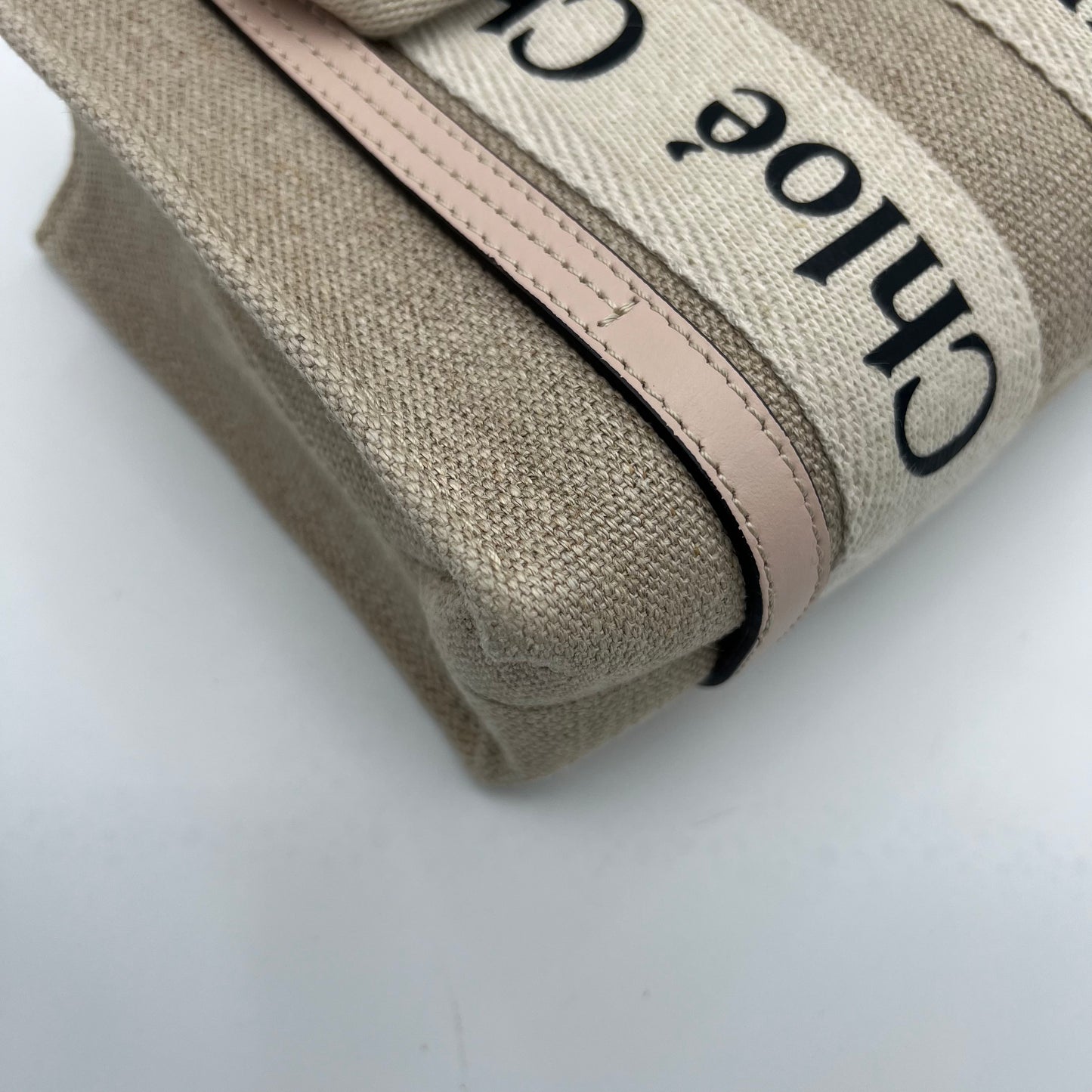 Chloe Light Pink Mini Woody Tote