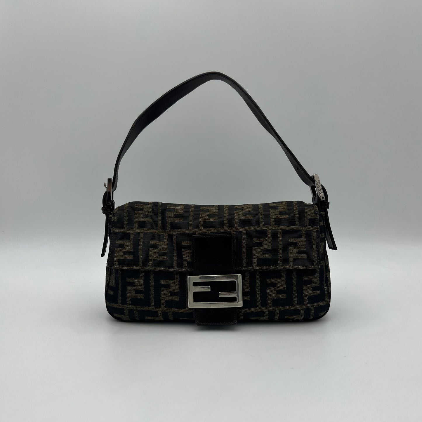 Fendi Tobacco Zucca Baguette