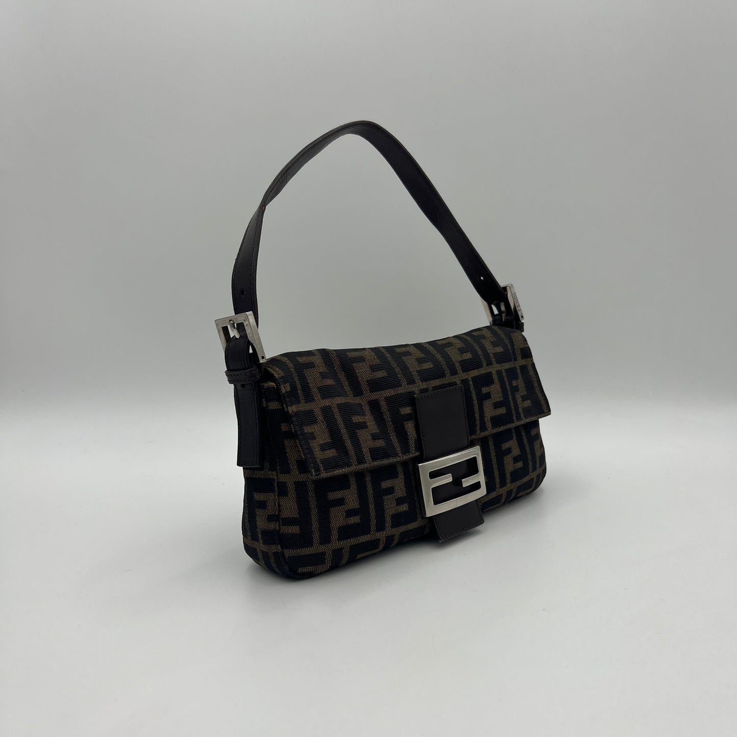 Fendi Tobacco Zucca Baguette