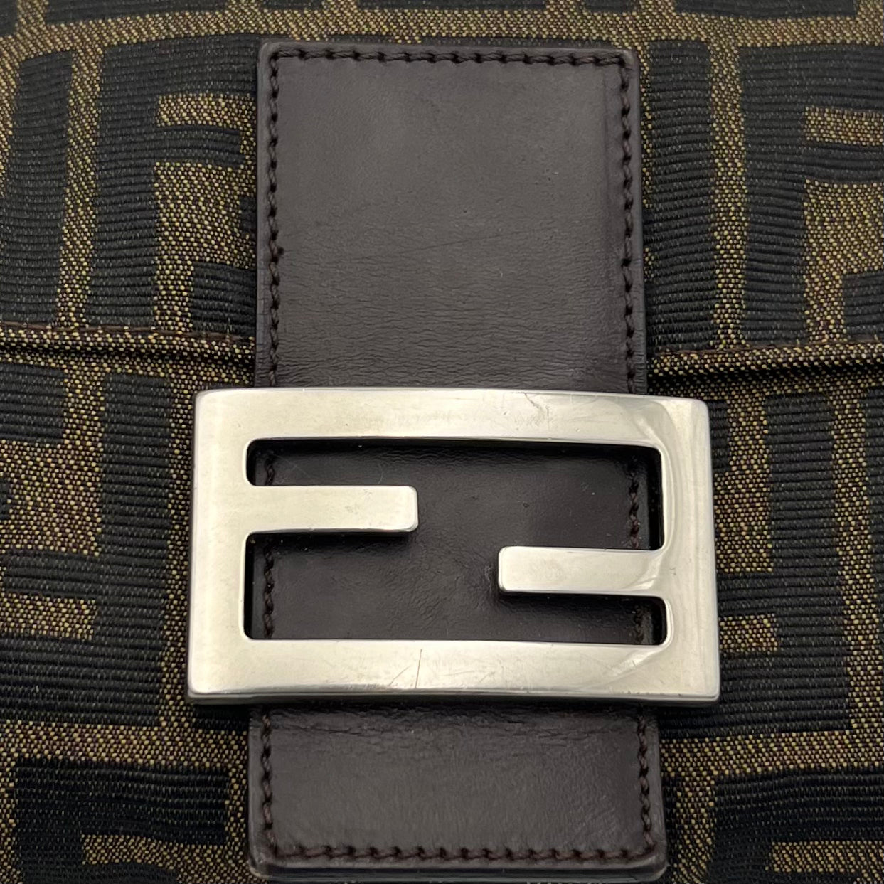 Fendi Tobacco Zucca Baguette
