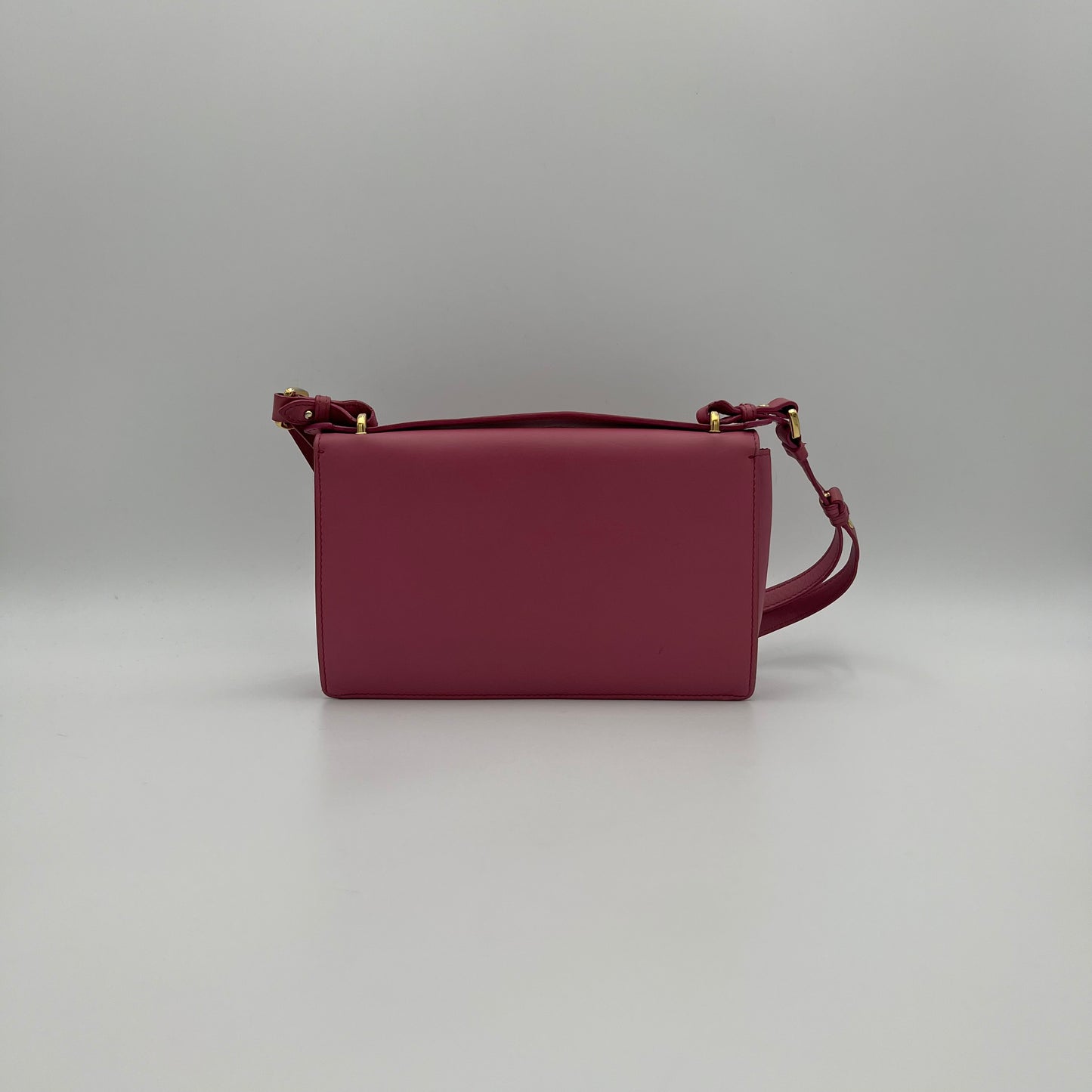 Salvatore Ferragamo Pink Aileen Gancini Top Handle Two-Way Bag