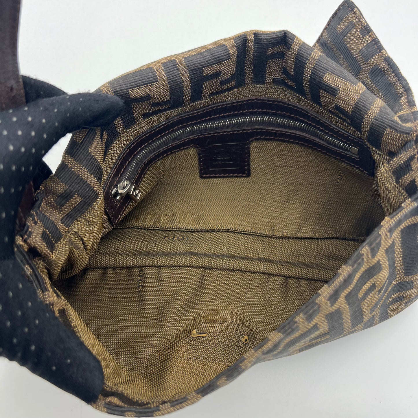 Fendi Tobacco Zucca Baguette