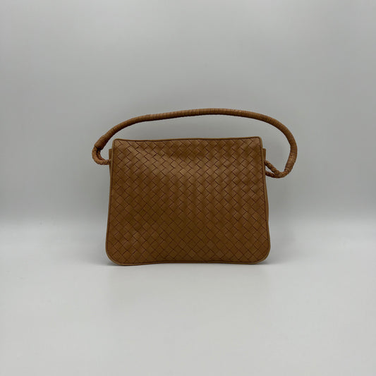 Bottega Veneta Light Brown Intrecciato Shoulder Bag