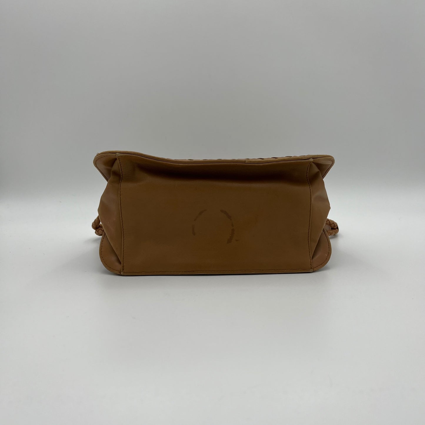 Bottega Veneta Light Brown Intrecciato Shoulder Bag