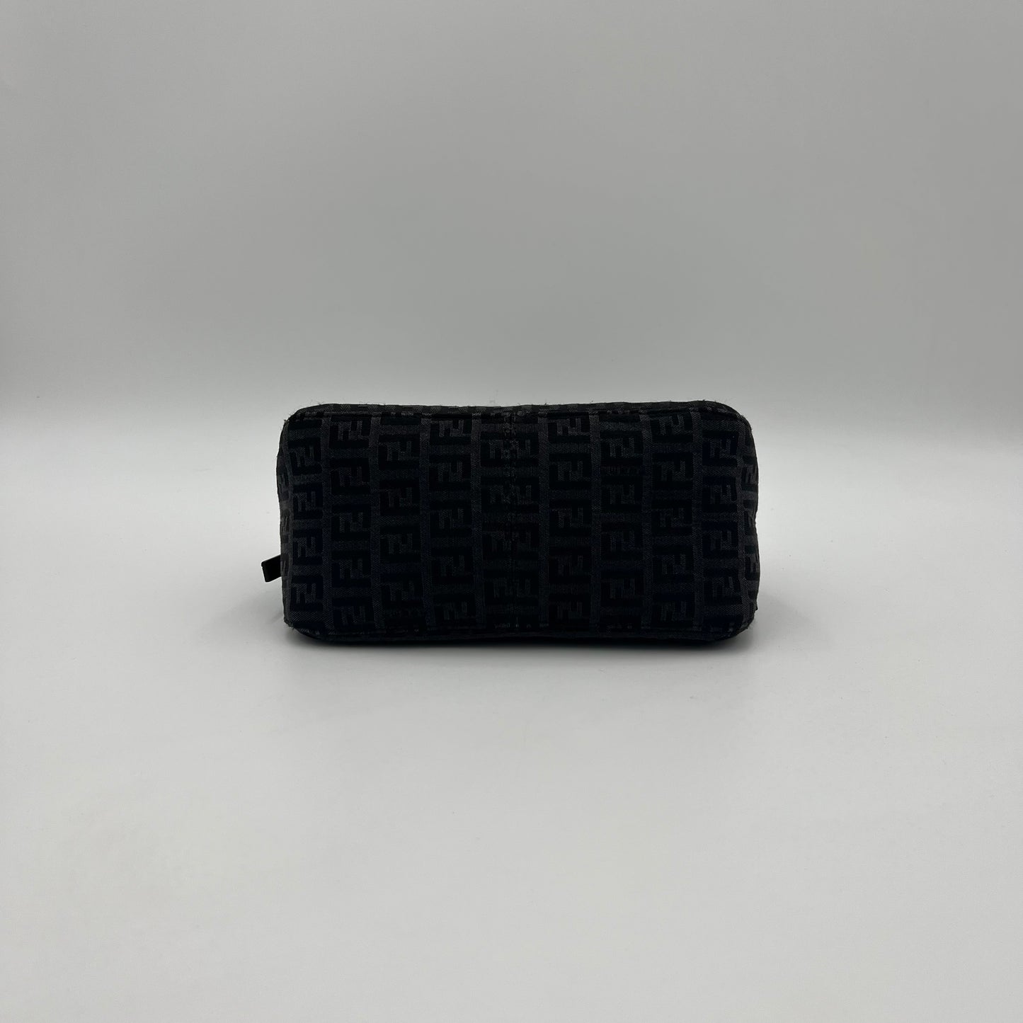 Fendi Black Zucchino Mini Mamma Baguette